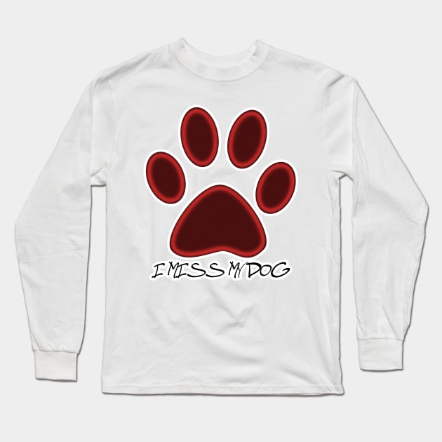 miss my dog Long Sleeve T-Shirt by alialbadr